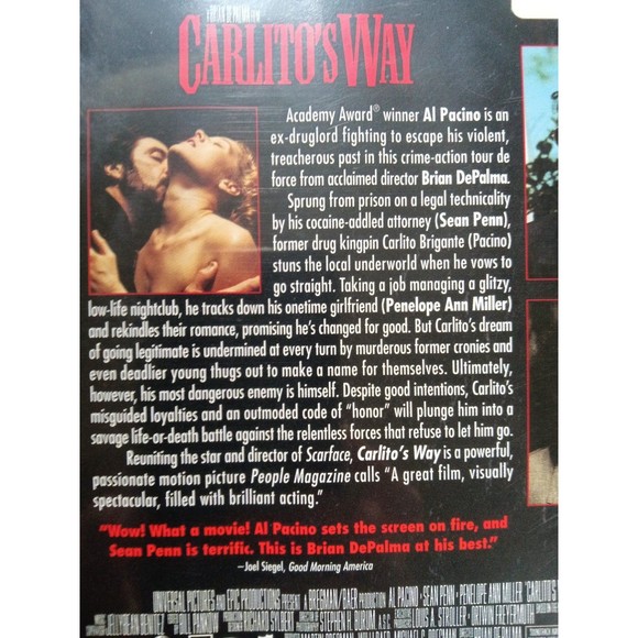 Carlito's Way DVD - Picture 3 of 3